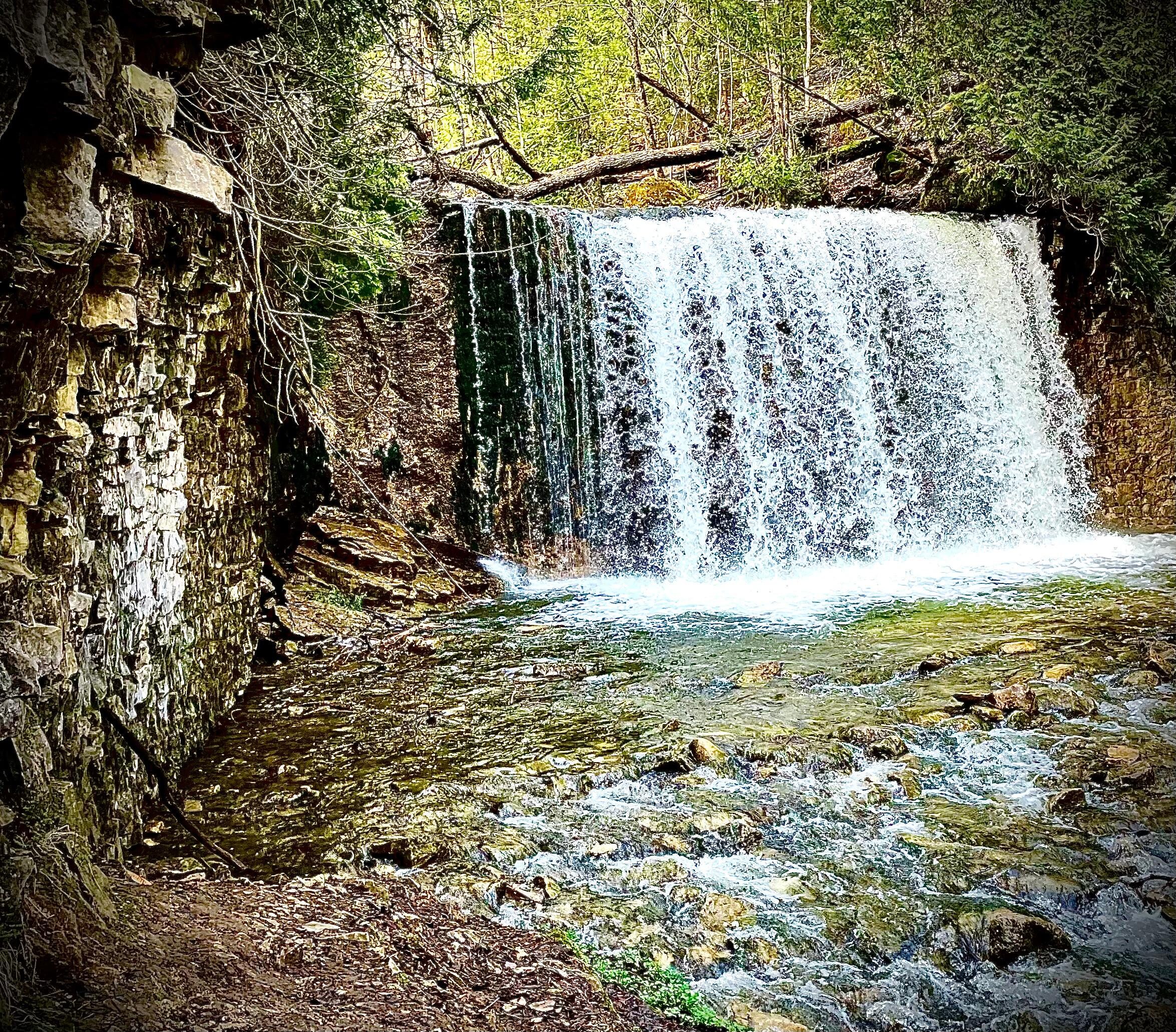 Hogg’s Falls from the bottom 