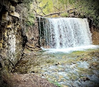 Hogg’s Falls from the bottom