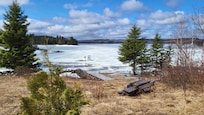 Près de la propriété de mon beau-frère sur le Lac Bouchette.