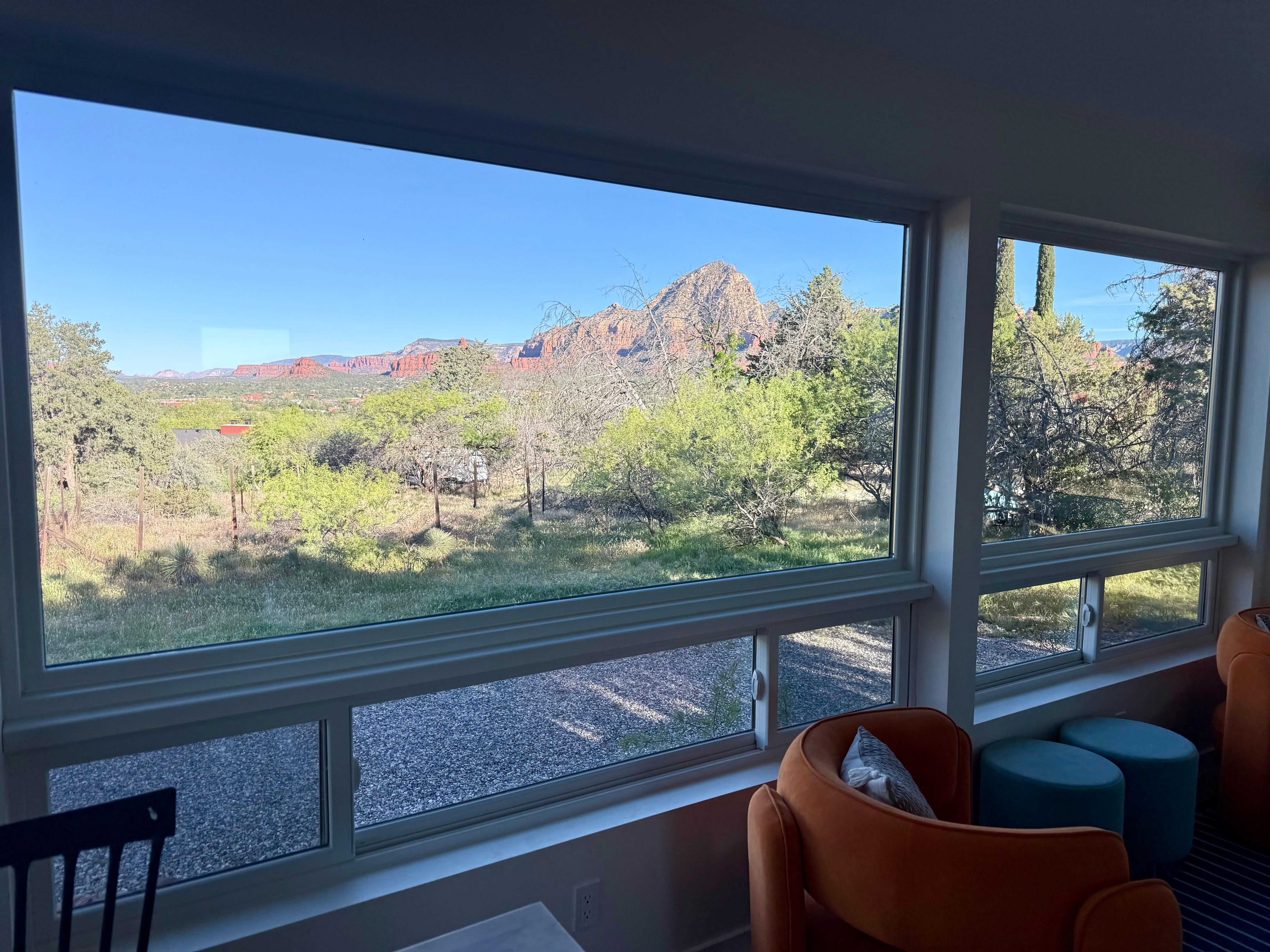 Views out of the sunroom / dining room 