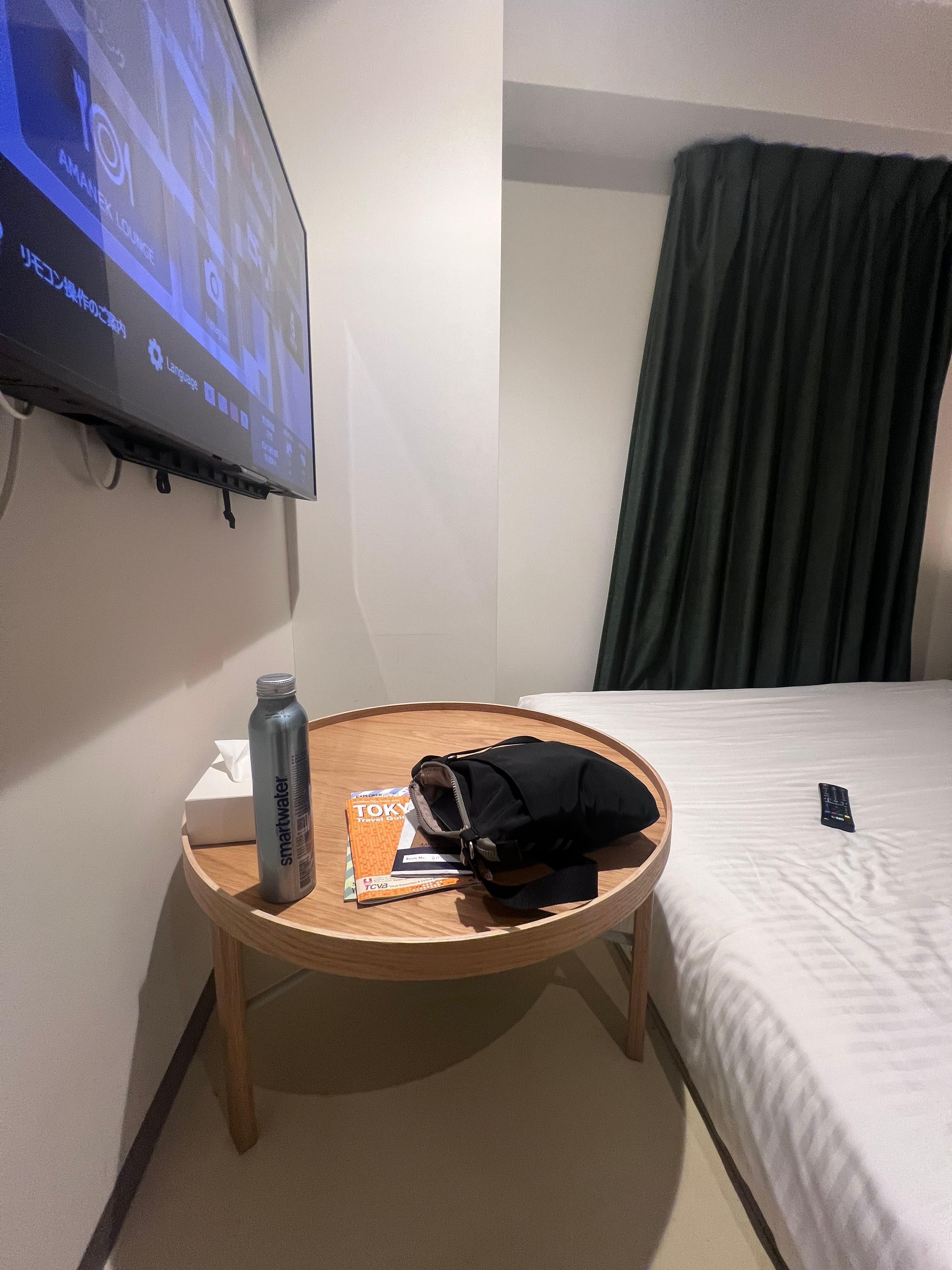 Small table with cushions to sit on floor