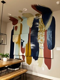 Kitchen wall mural, so unique & beautiful
