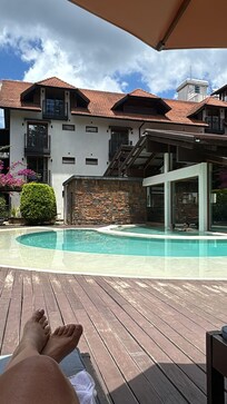 Piscina externa maravilhosa