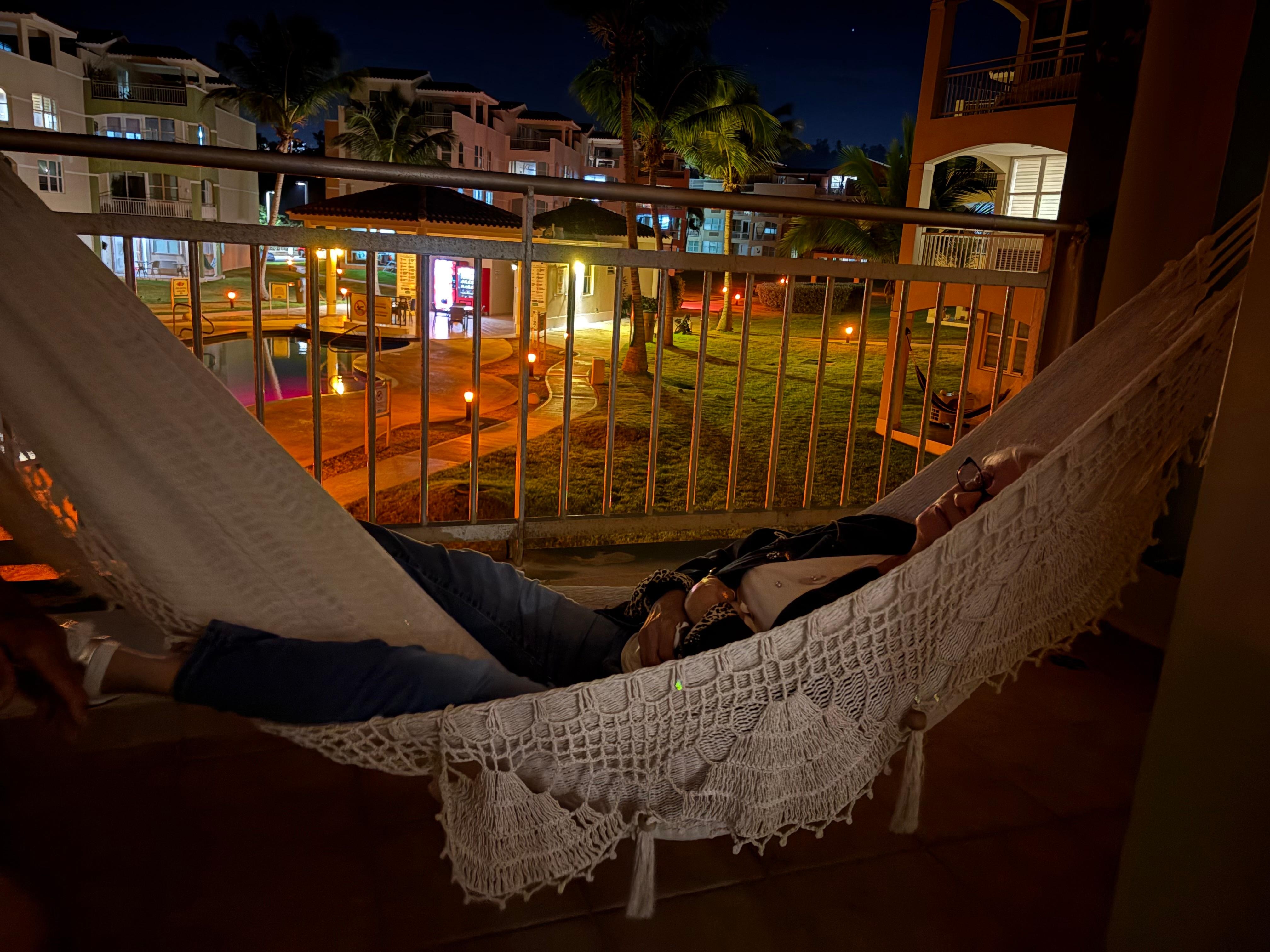 The hammock was a plus. 