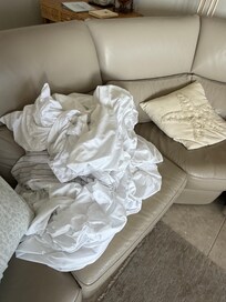 His rules include cleaning sheets before you leave