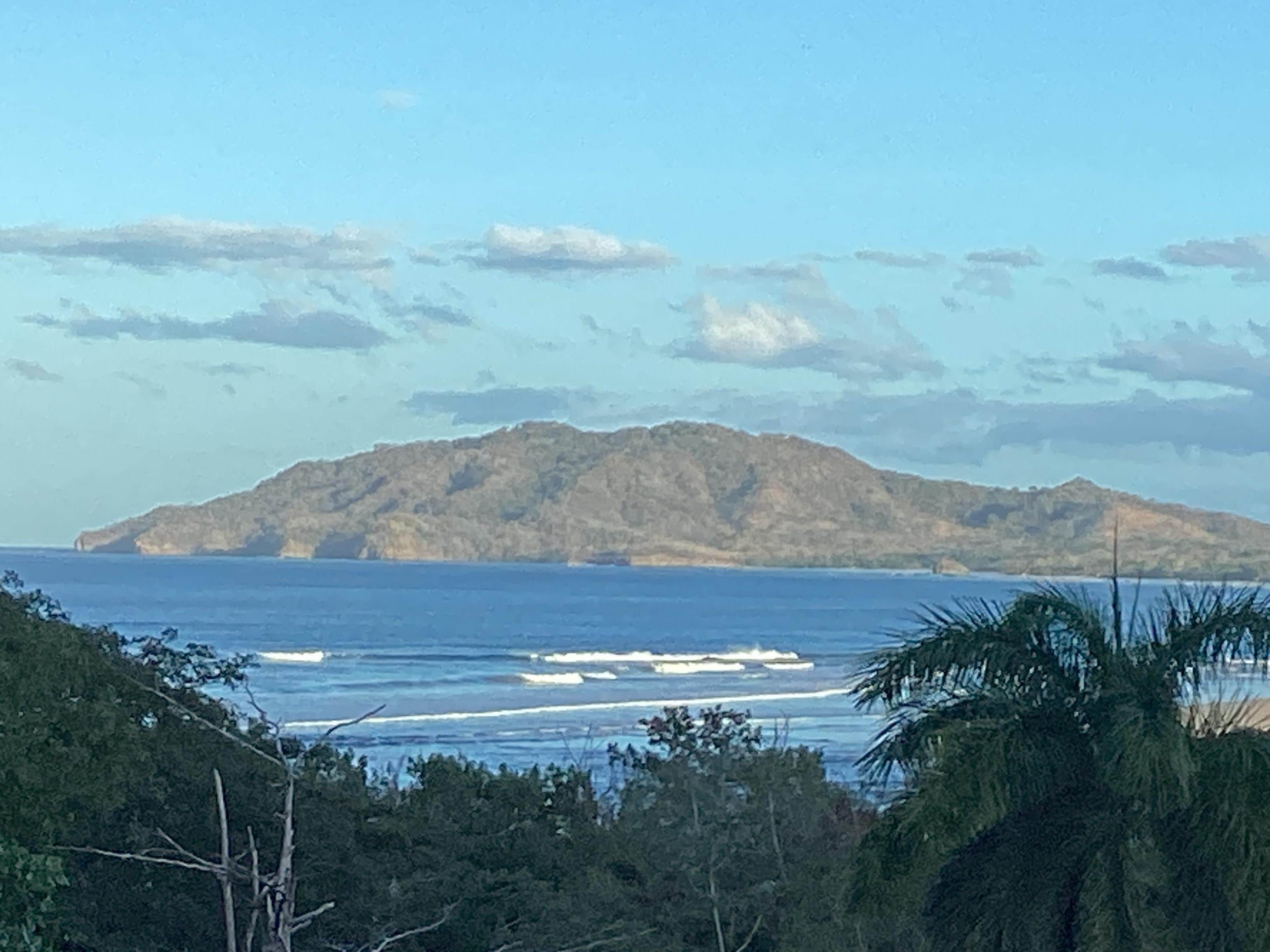 View from the pool area