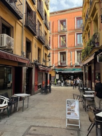 The street outside.