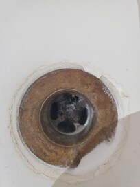 Hair in drain