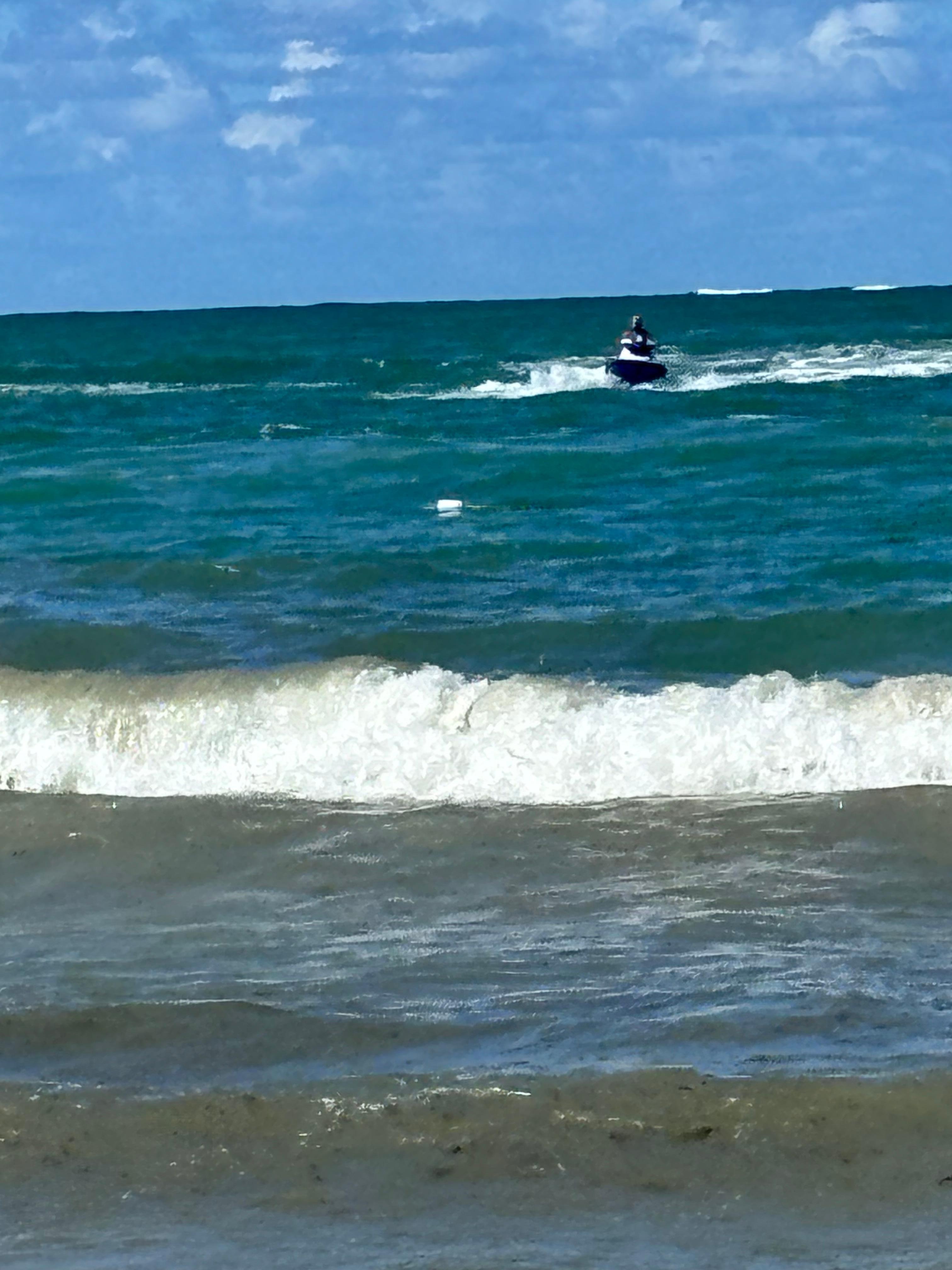 Beach outside apartment 
