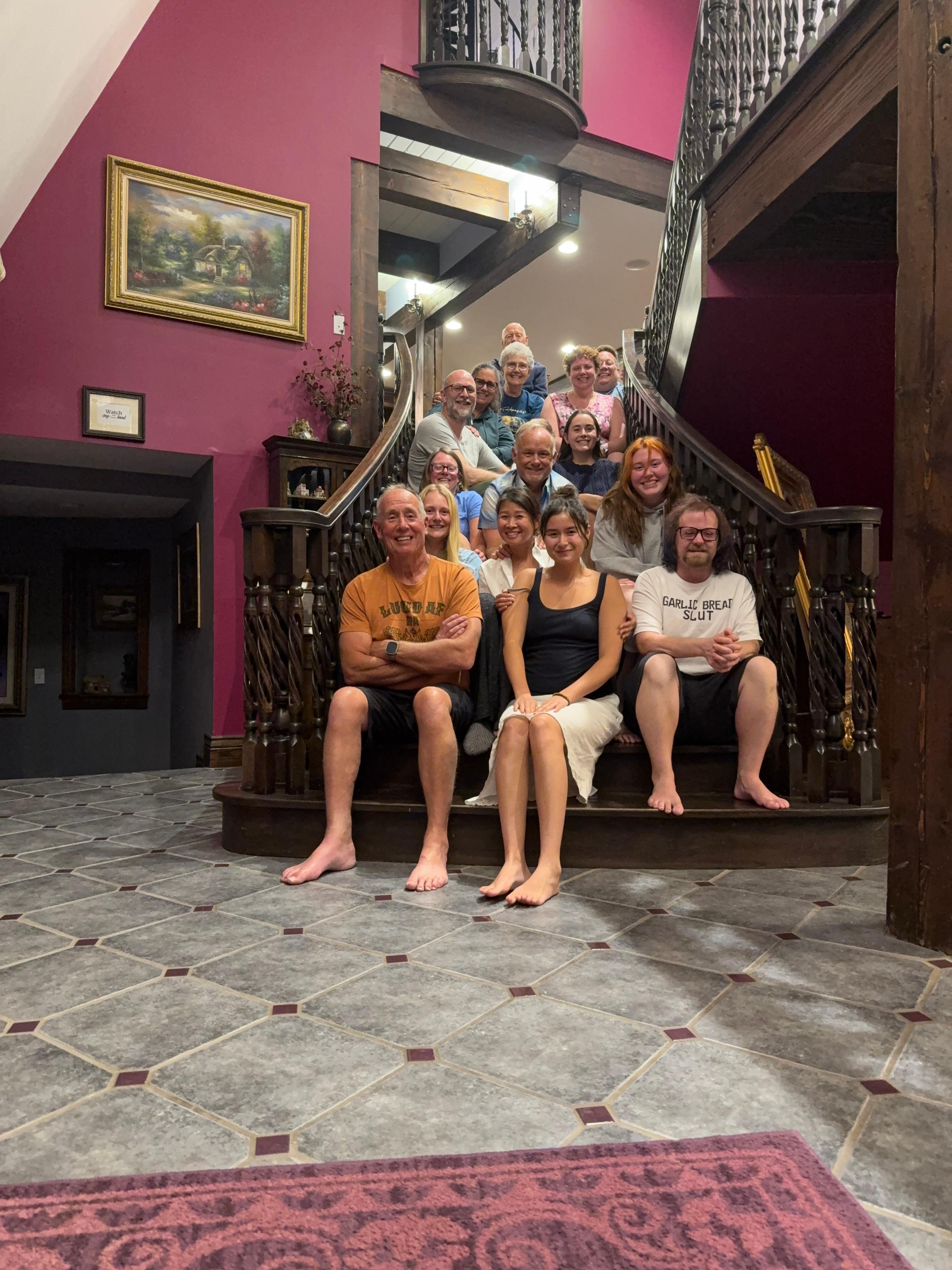 
Family of the entrance stairs