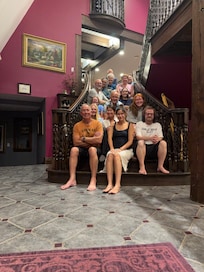 Family of the entrance stairs