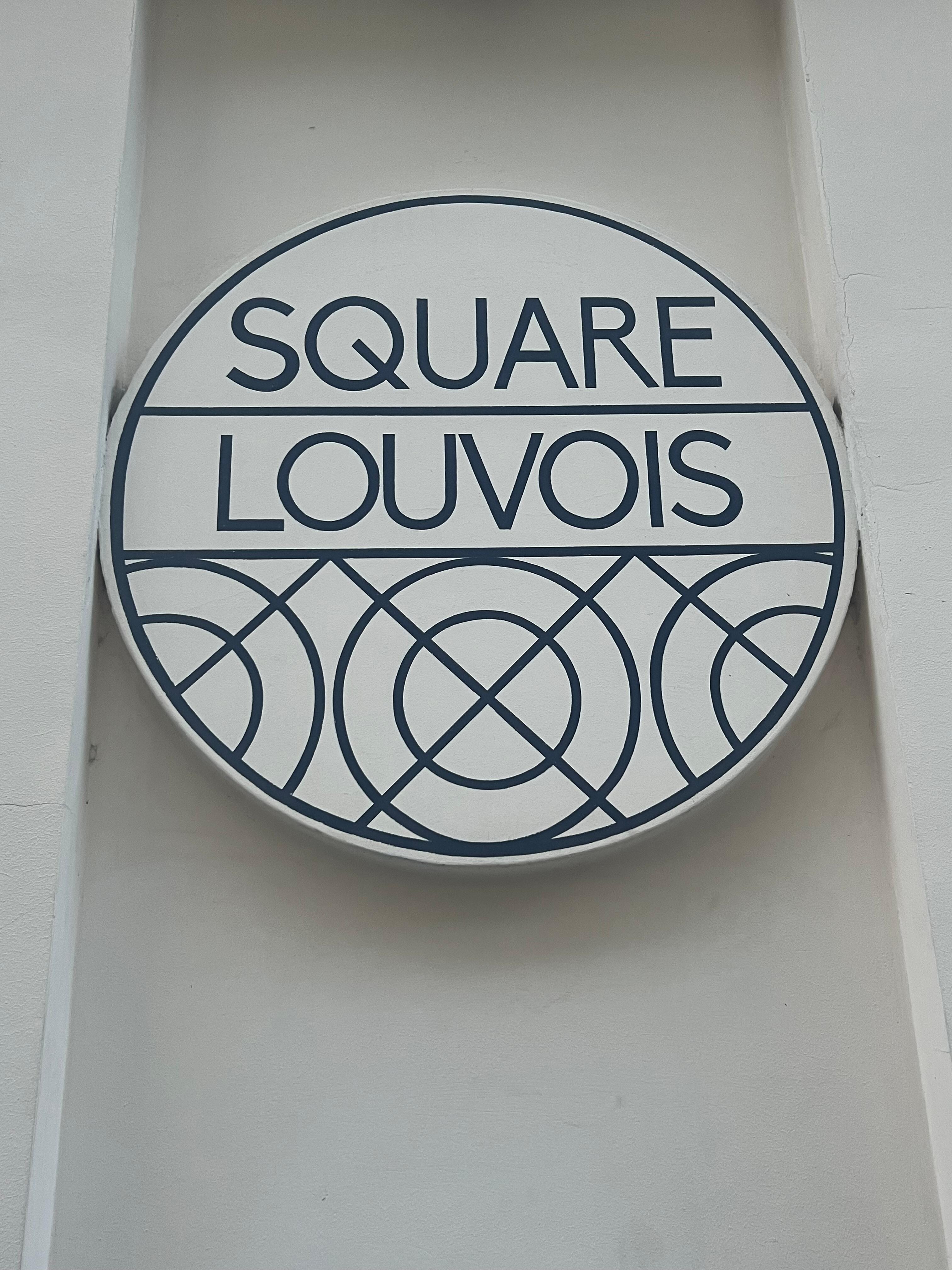 Sign near front door 