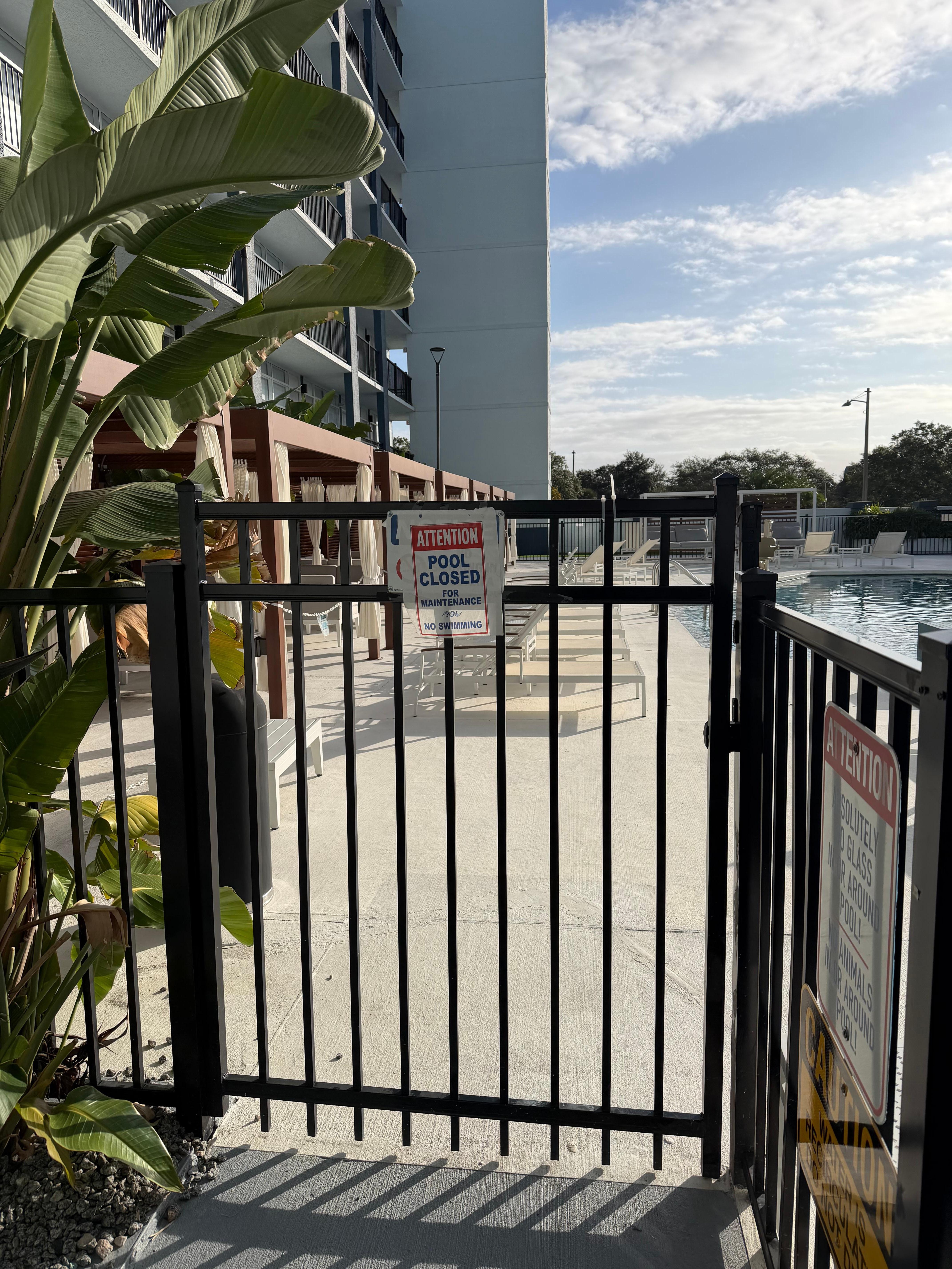 All pools out of service! 