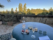 apéro du soir sur la terrasse