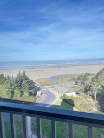 View from the hallway window.