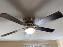 Fan in upstairs bedroom
