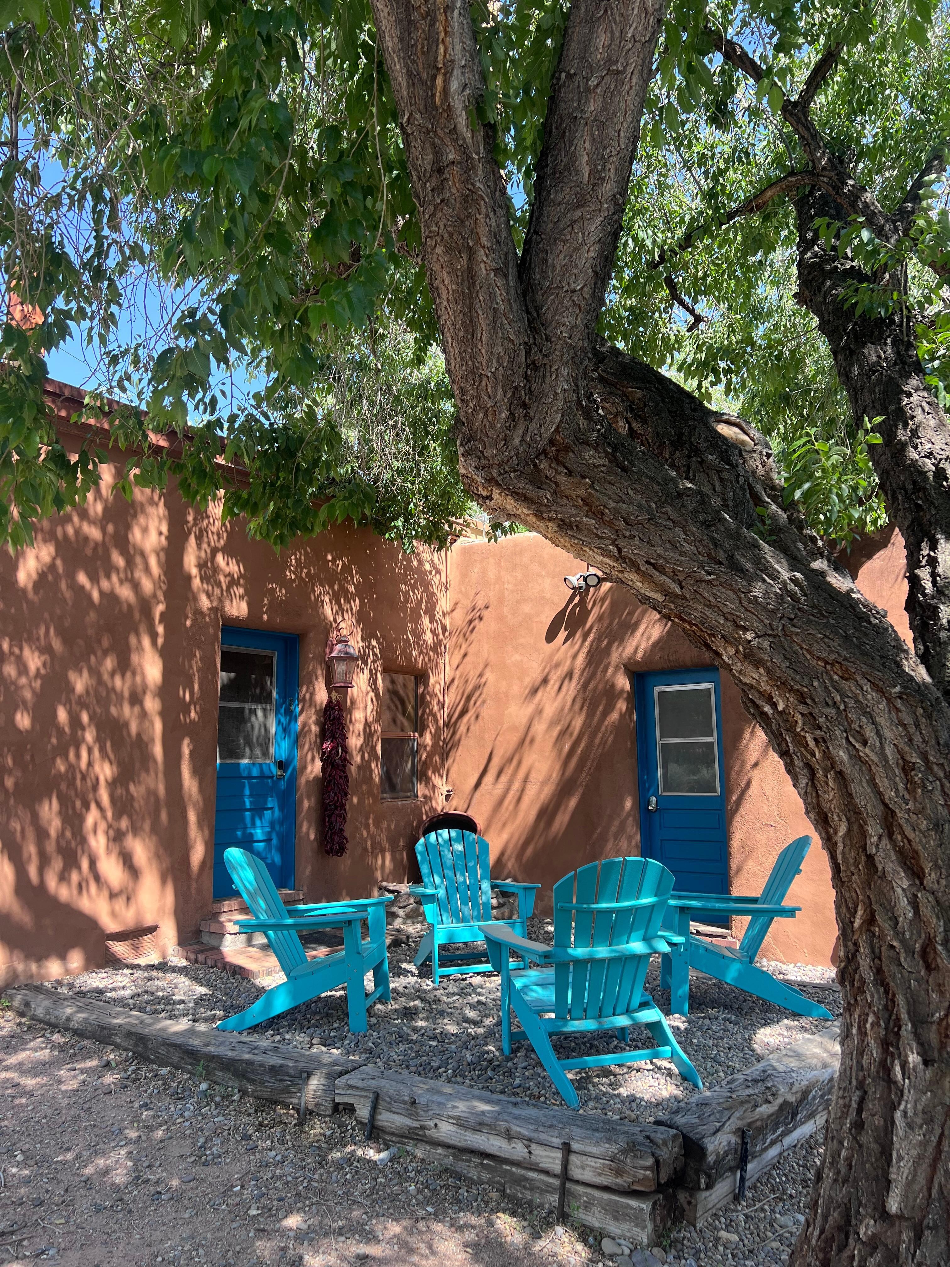 Relang front patio.