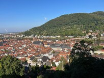 View of town from
Castle grounds
