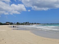 Beach is beautiful white sand!
