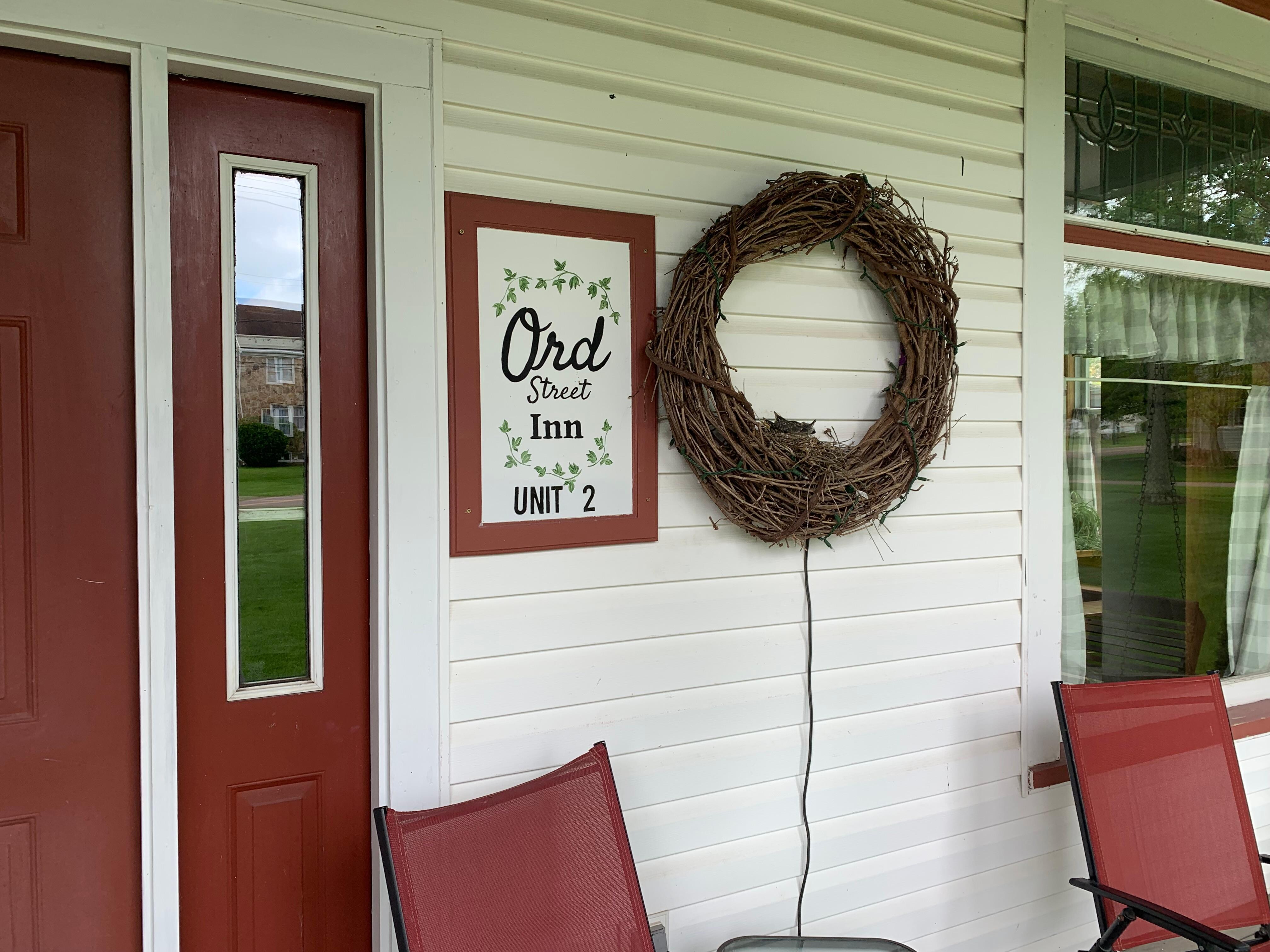 Front porch for the apartment 
