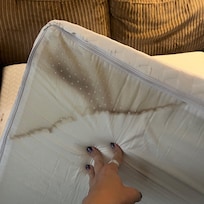 Mattress on sofa bed