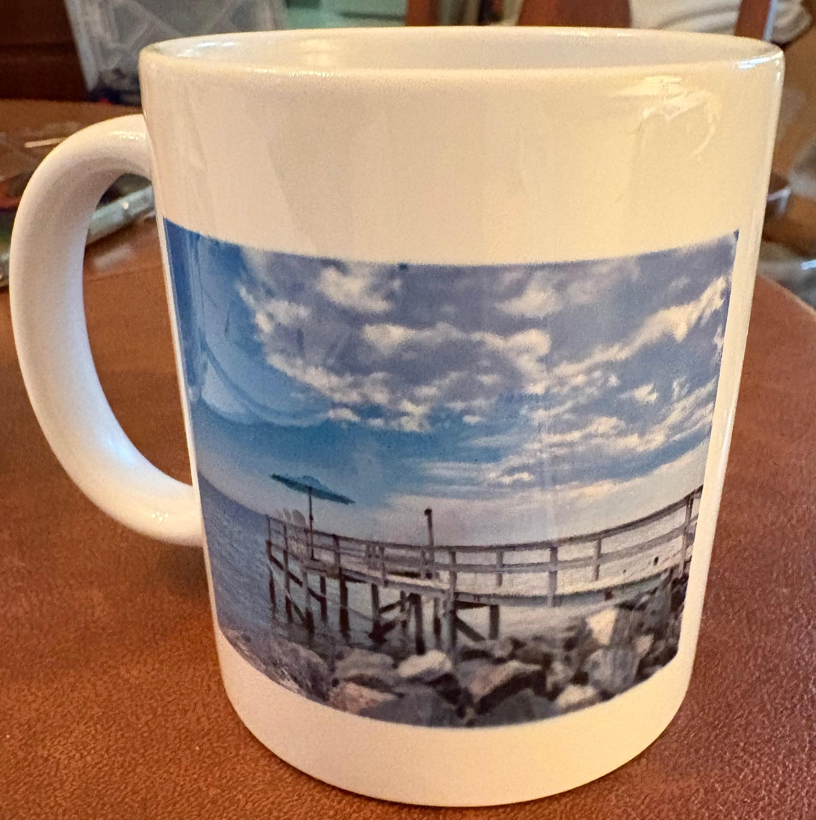 I had personalized mugs made for everyone to use at the cottage and to keep as a memento of our stay.