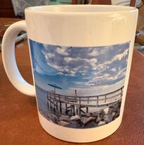 I had personalized mugs made for everyone to use at the cottage and to keep as a memento of our stay.