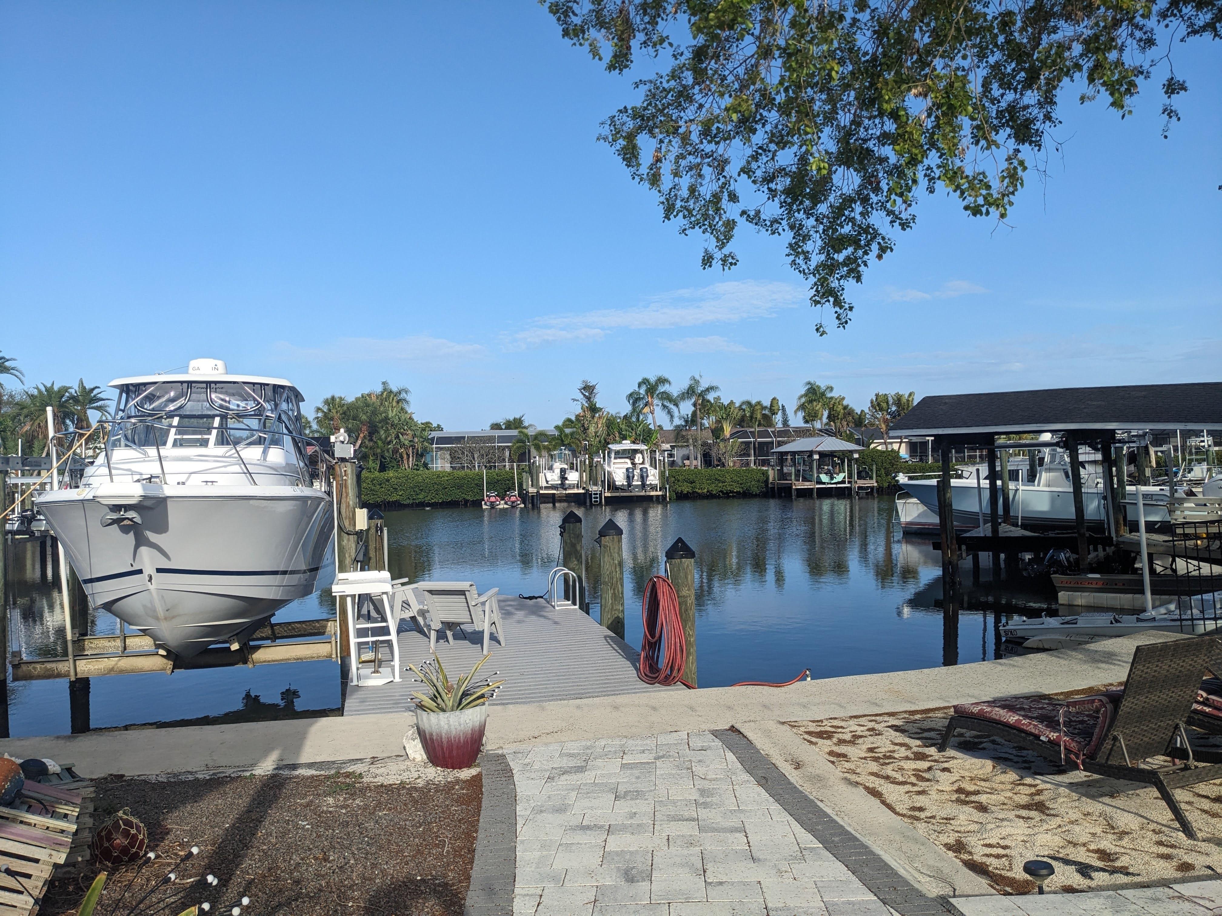 view from patio area