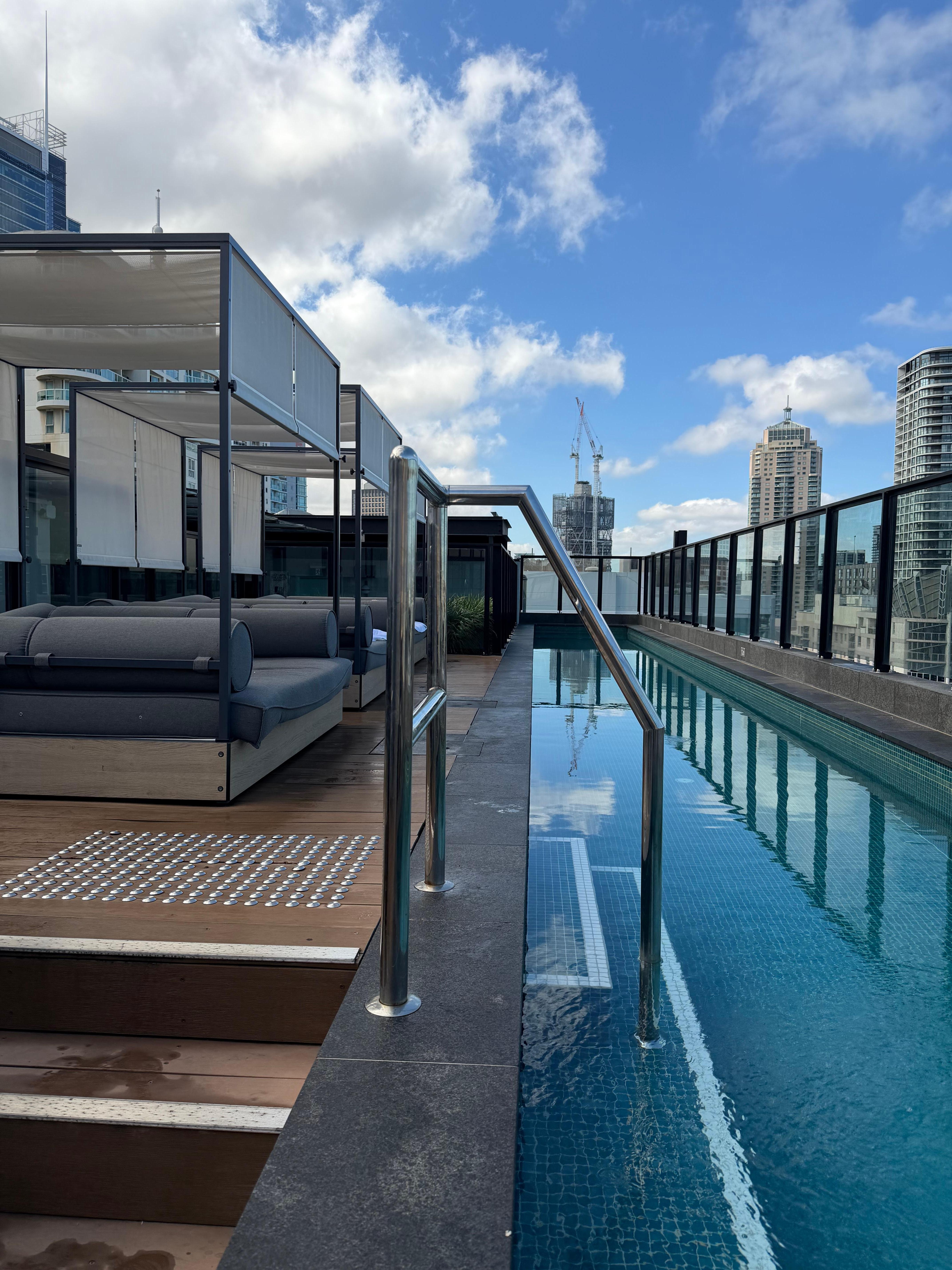 Rooftop pool