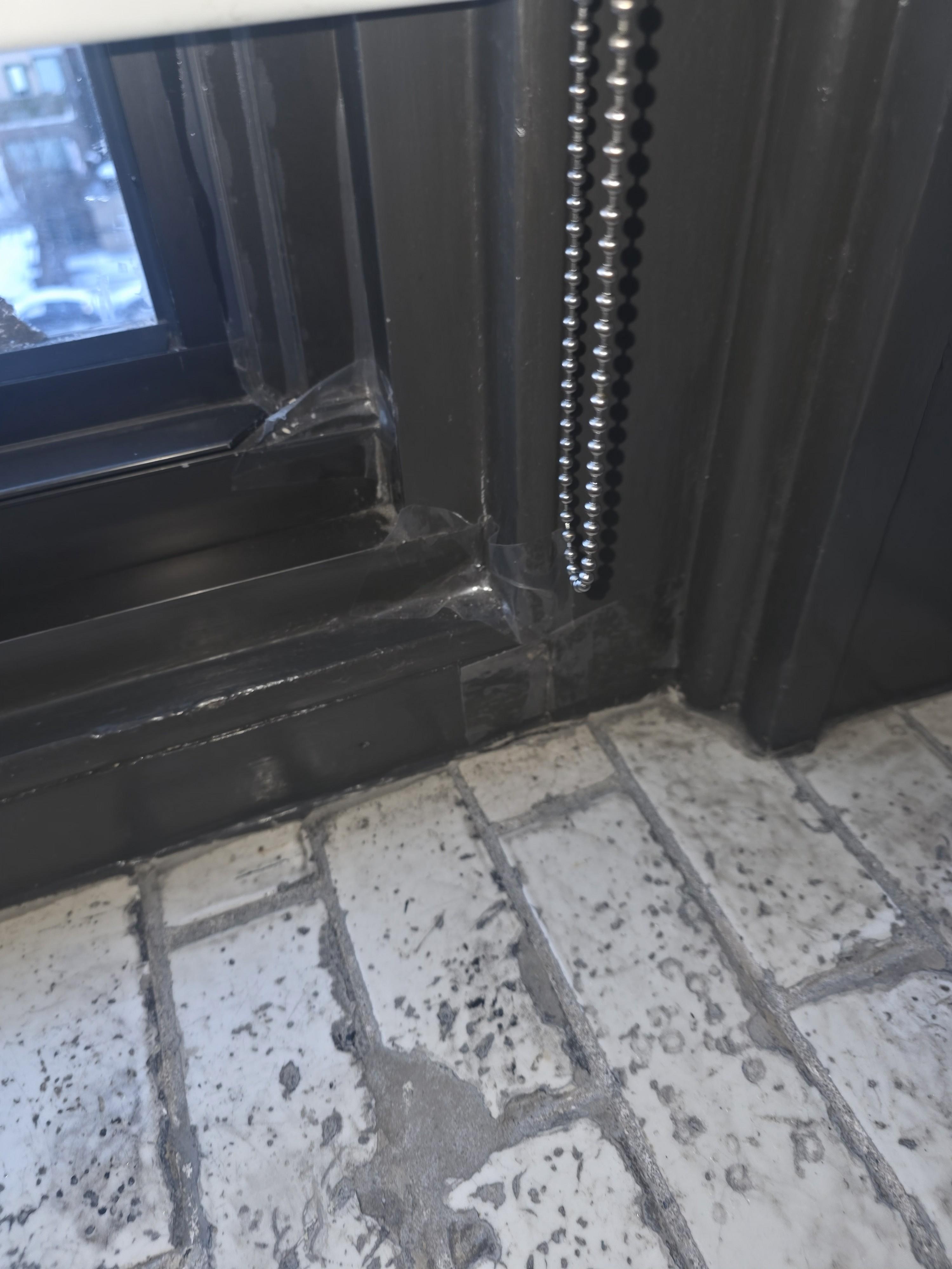 Packing Tape on Window