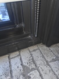 Packing Tape on Window