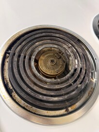 Old dirty stove