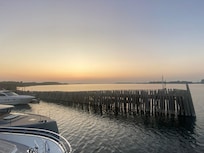 Uitzicht bij het Torentje en haven-ingang