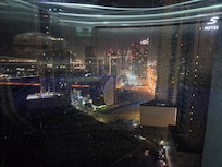 View from 27th floor at night