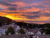 Sunrise view from the balcony