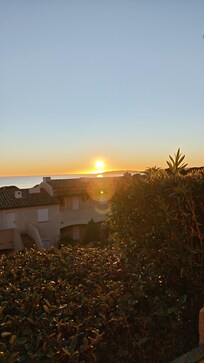 Coucher de soleil sur le golfe de Saint-Tropez