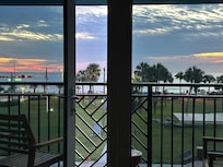 Beautiful sunrise and ocean view