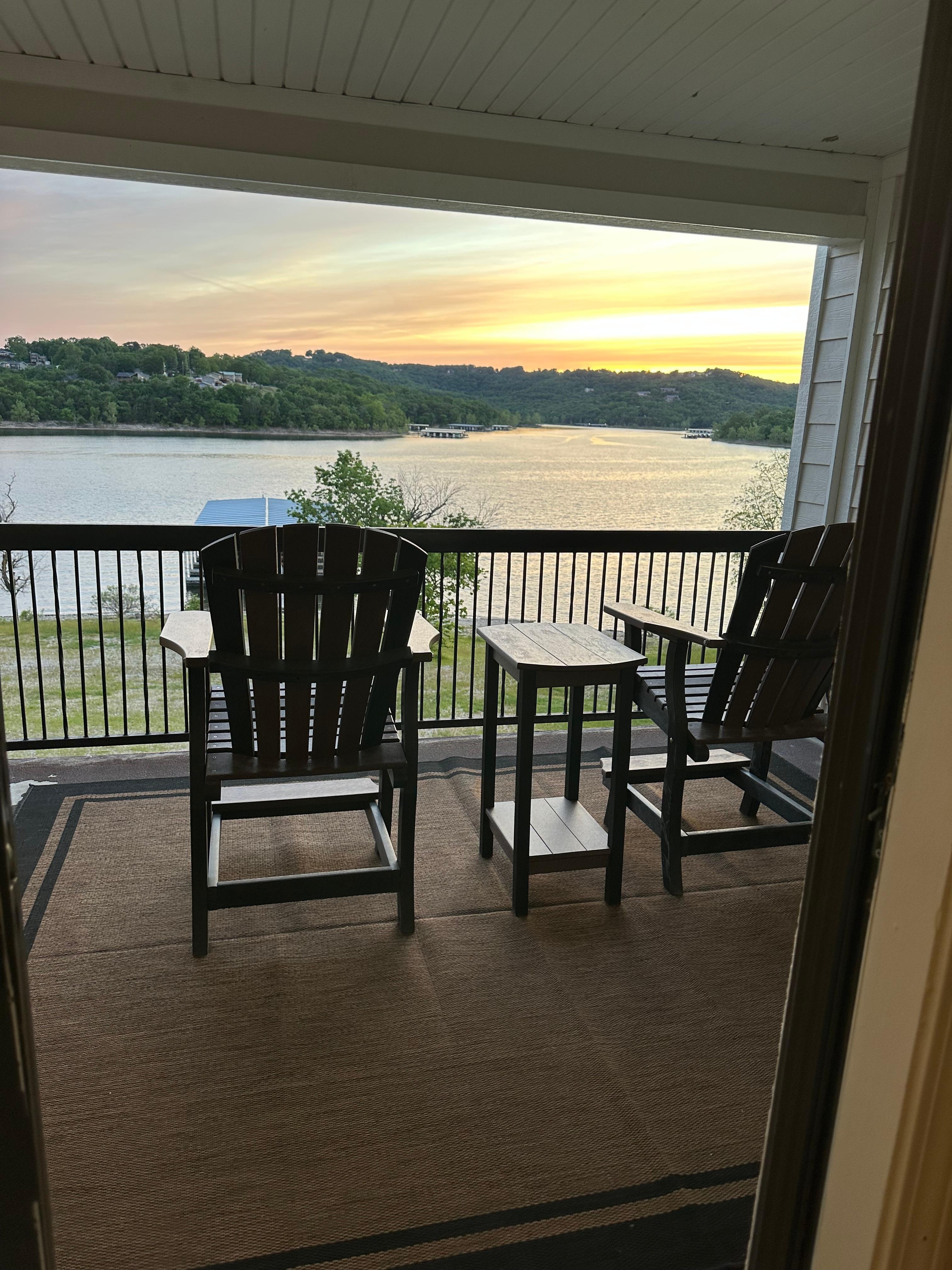 View off bedroom balcony 