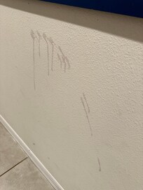 Just some of the dirty walls.