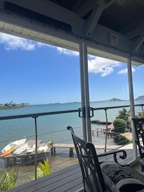 View from dining table