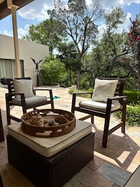 Greenbelt view from back patio