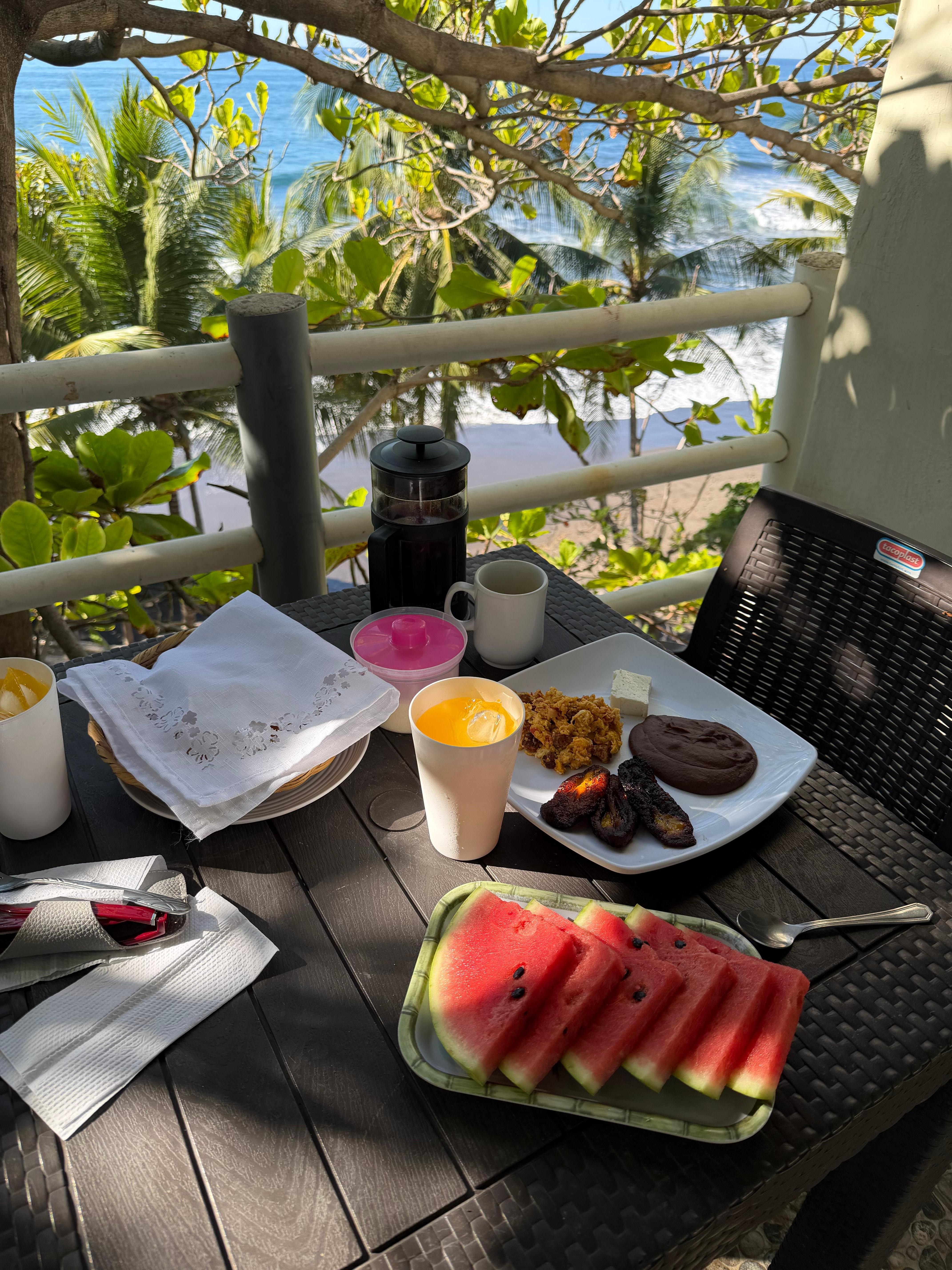 Breakfast served by Vilma