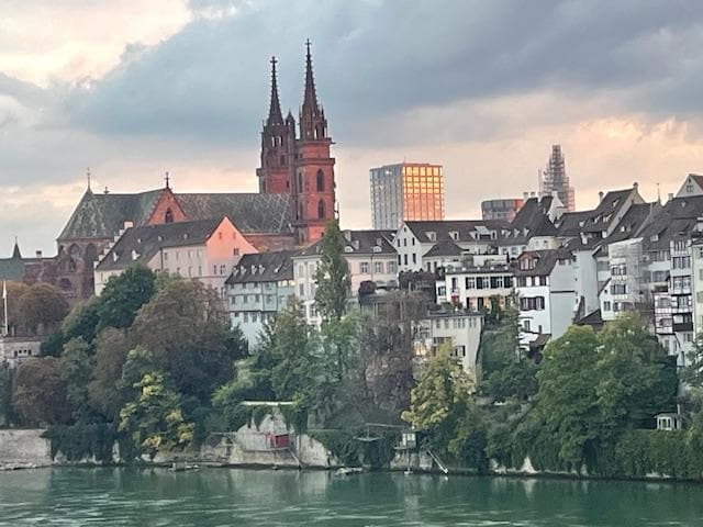 Basel Minster Cathedral view from our room