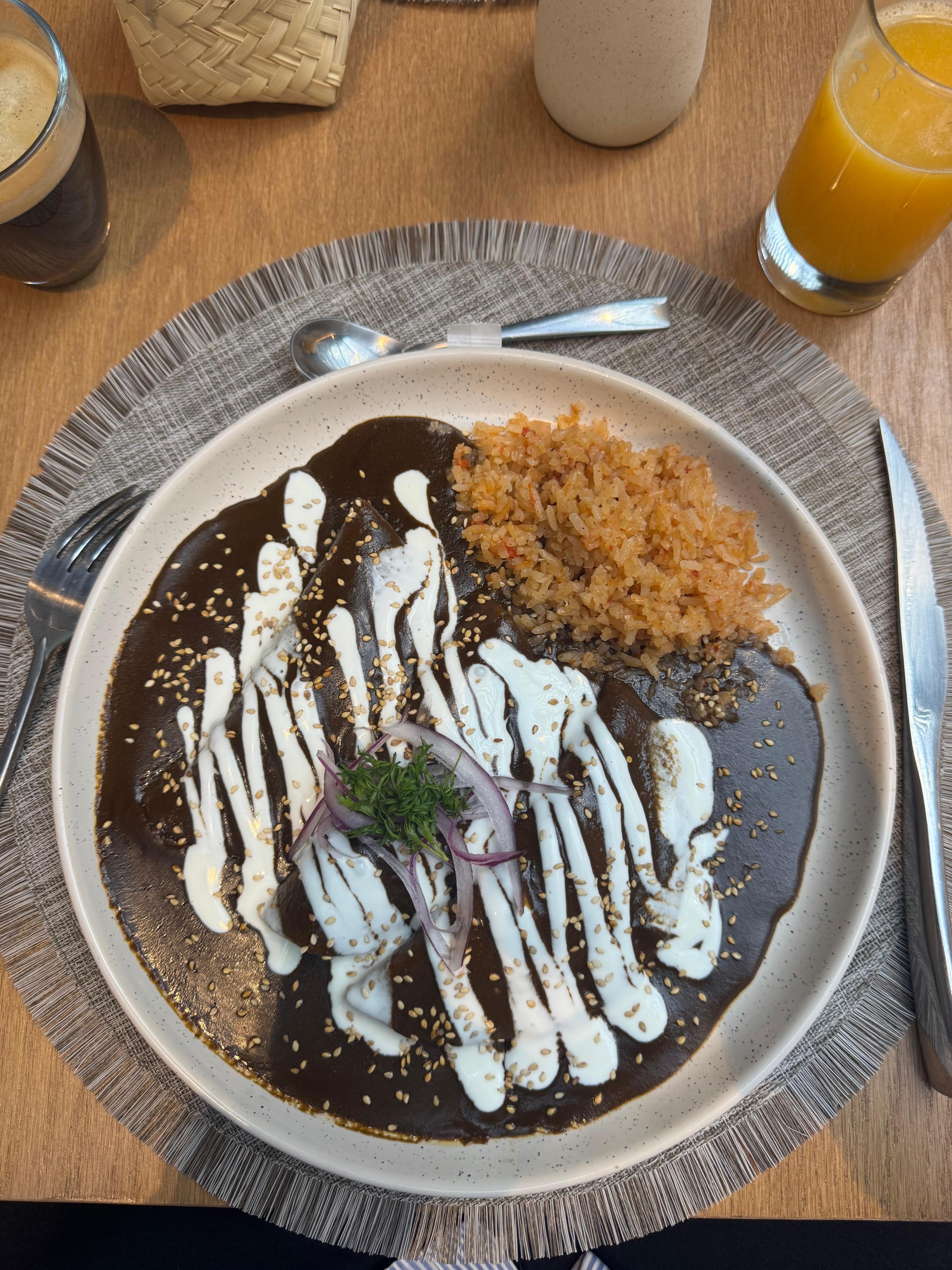 Excelentes opciones de desayuno. 