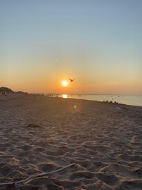 Brackley Beach at sunset.