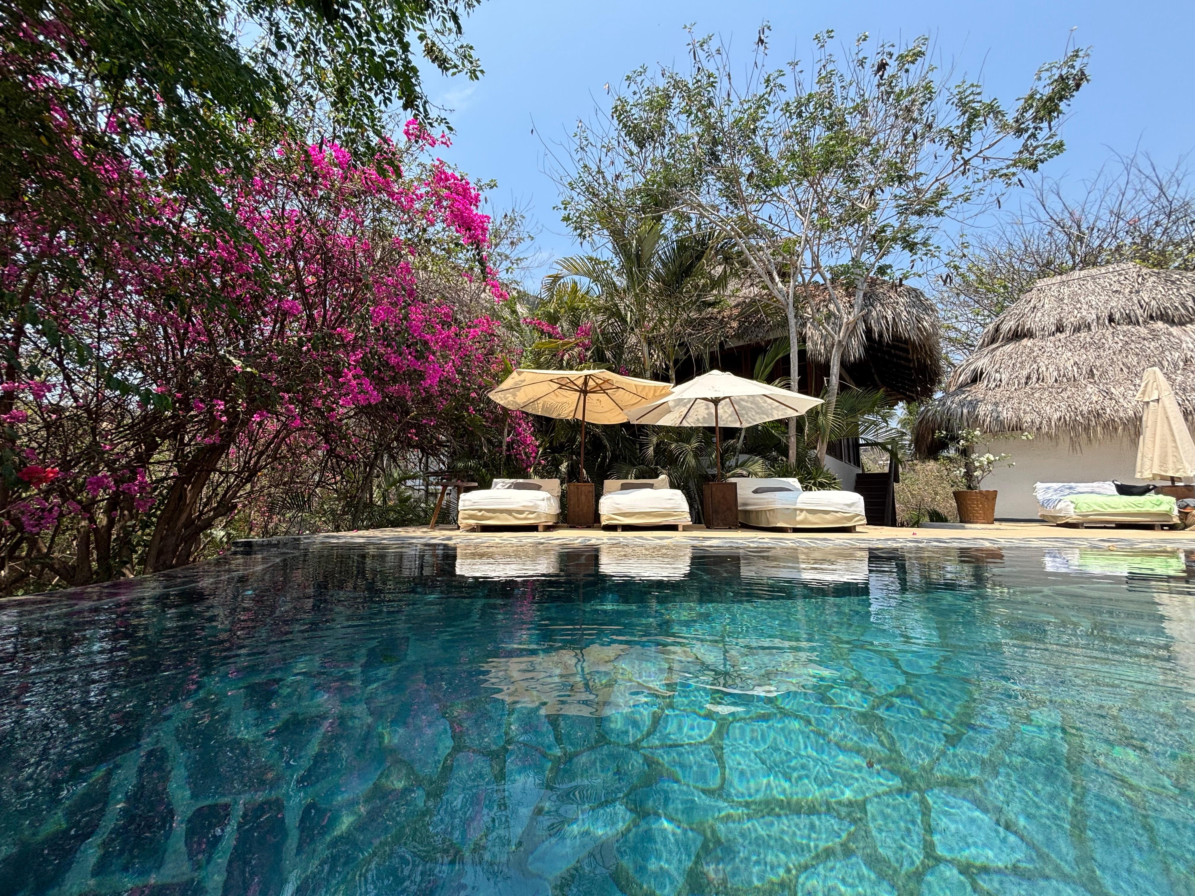 Beautiful pool so well maintained 