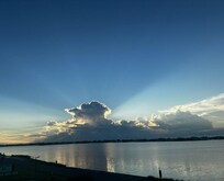Sunrise from property