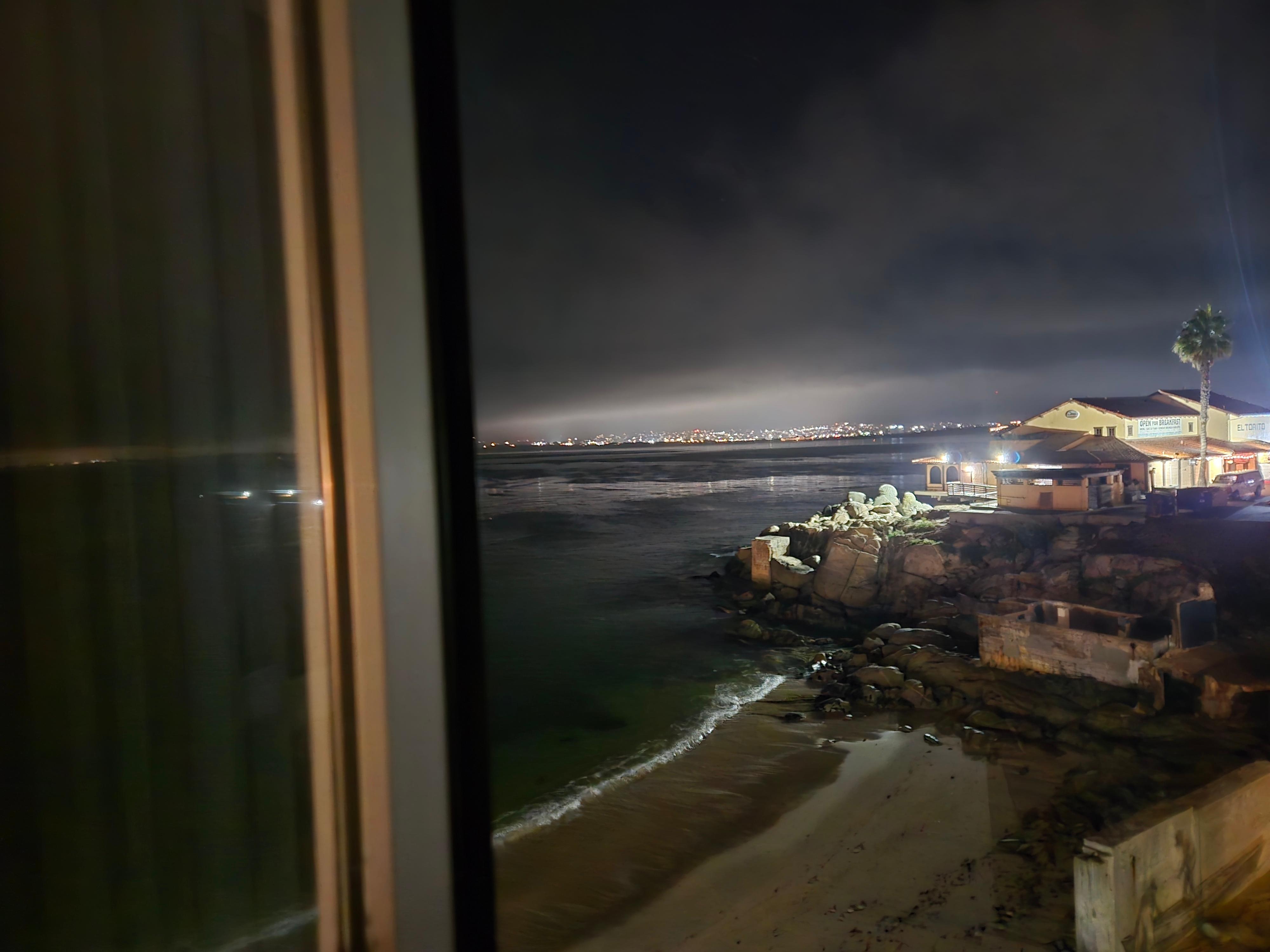 View from our room at 4:00am