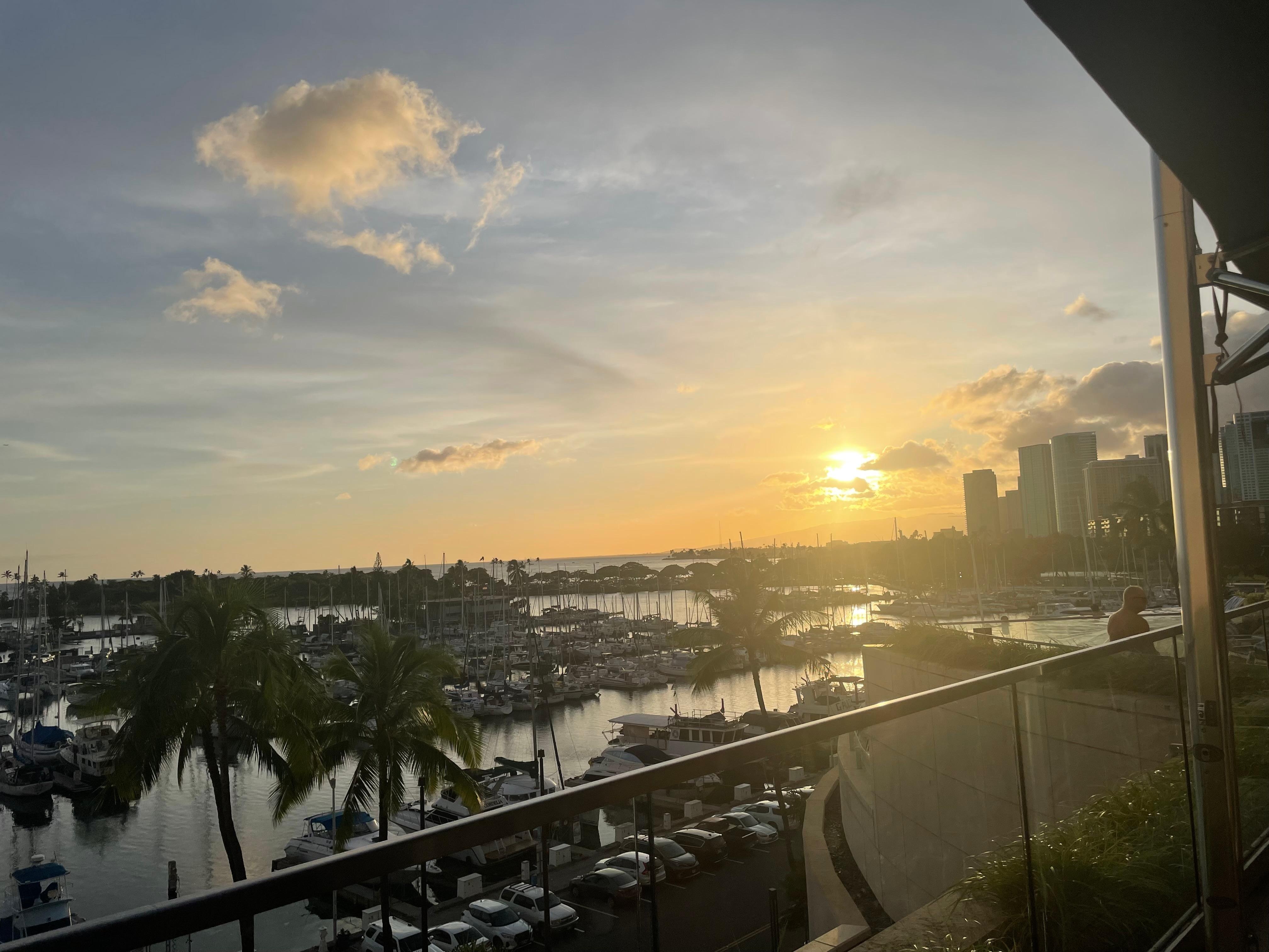 クラブラウンジでのsunset🌆