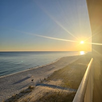 Sunset from the balcony